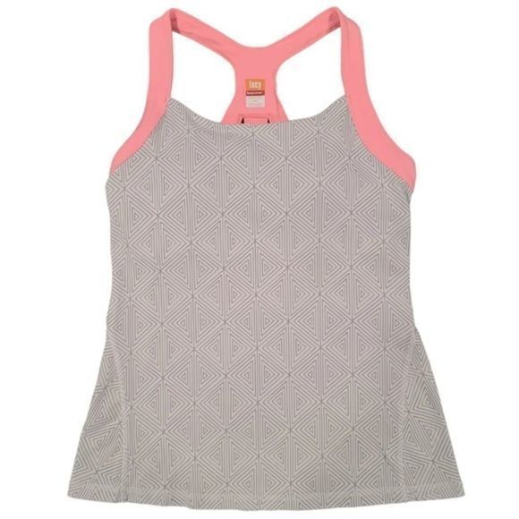 Lucy Tops - LUCY Geometric‎ Print Razorback Workout Tank Size Medium